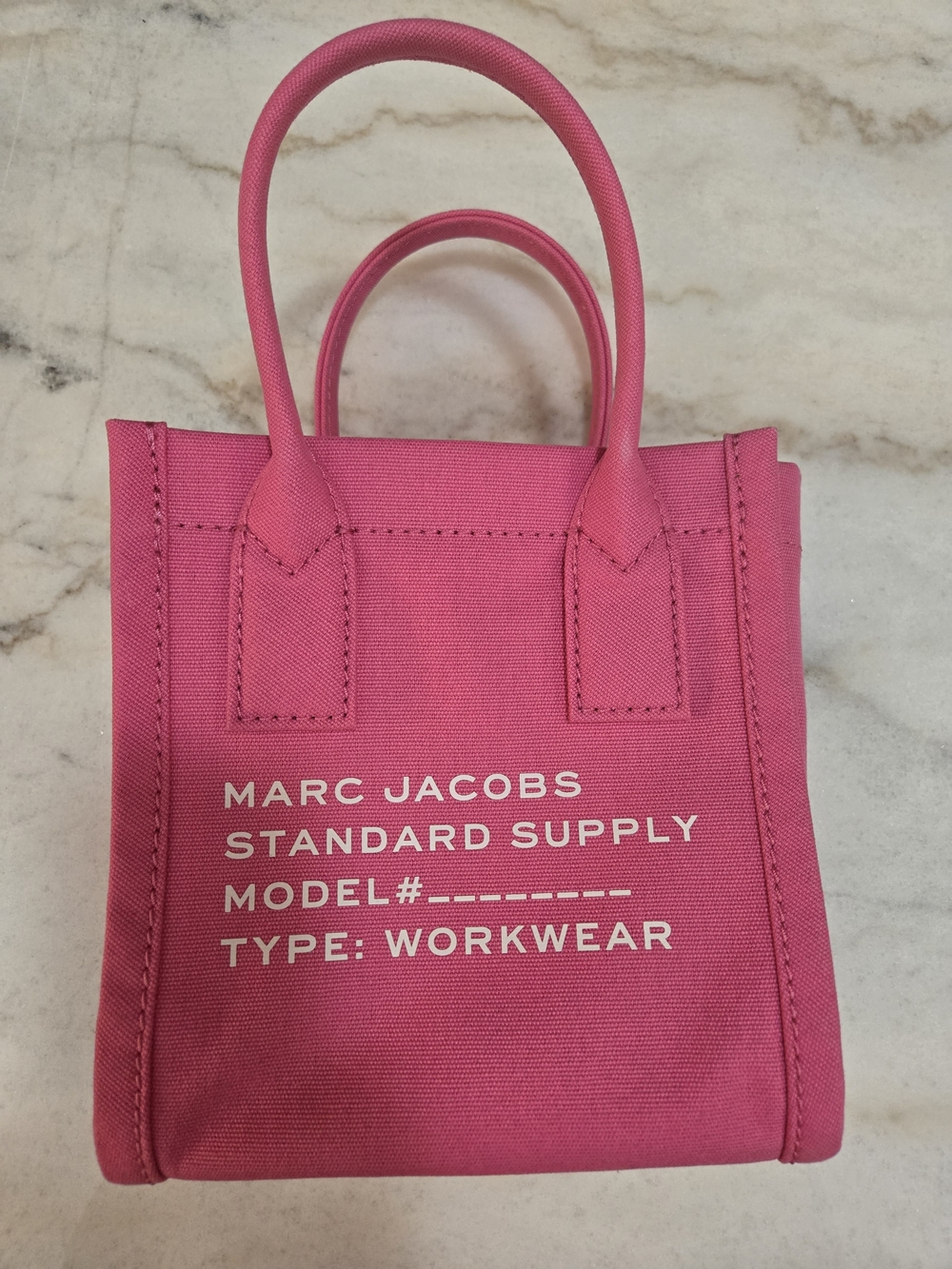 Marc Jacobs Hot Pink Canvas Mini Tote Bag - BNWT